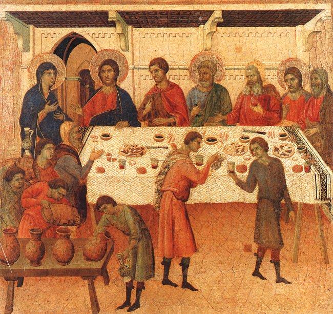 Duccio di Buoninsegna Wedding at Cana